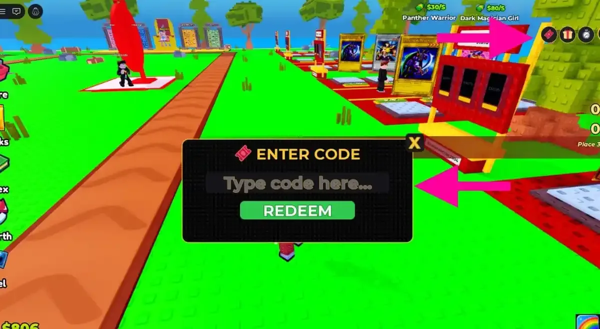 How to redeem codes in Spin a duel monster