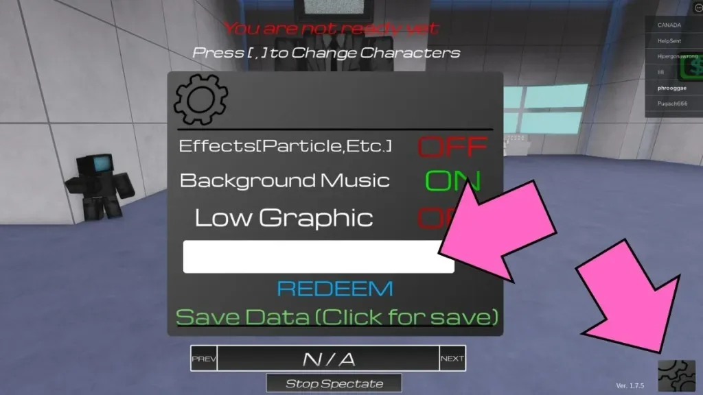 How to redeem codes in ST Blockade Battlefront