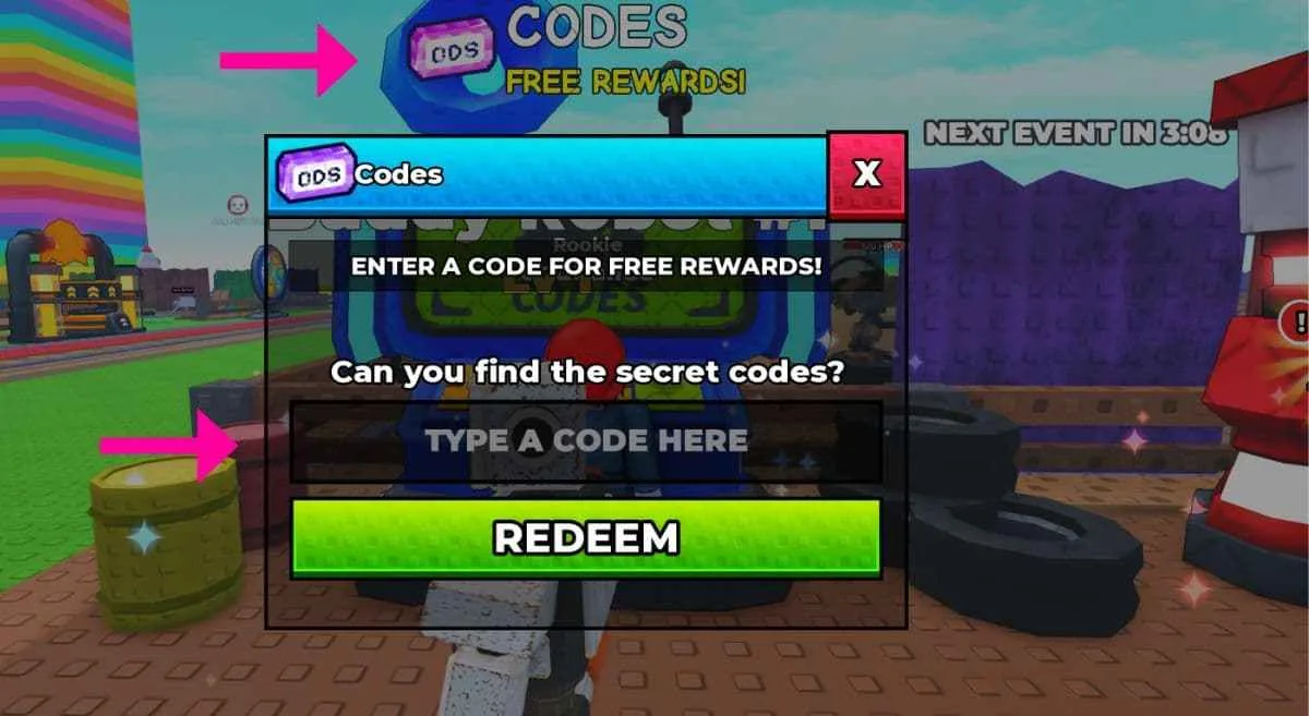 How to redeem codes in Steel Fighters