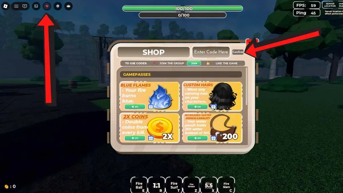 How to redeem codes in The Elements