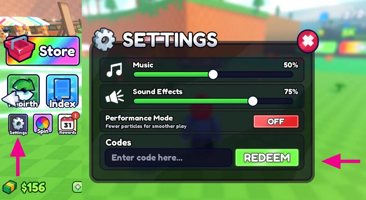 How to redeem codes in Trade Up