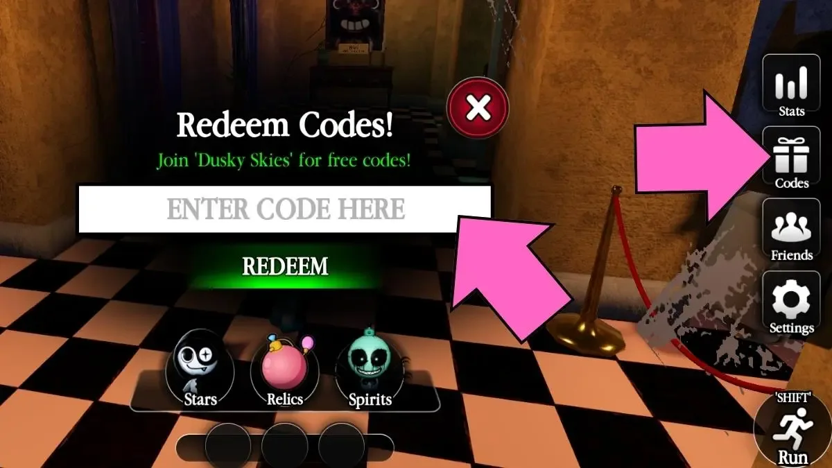 How to redeem codes in Twilight’s Zone