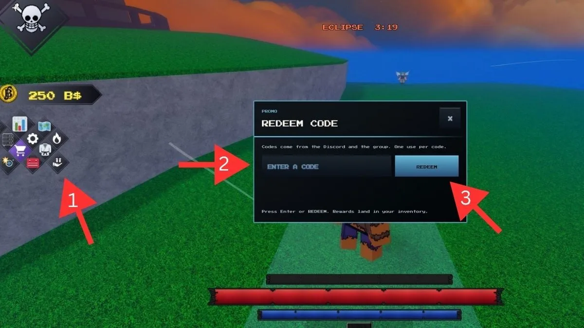 How to redeem codes in Wanted DAWN