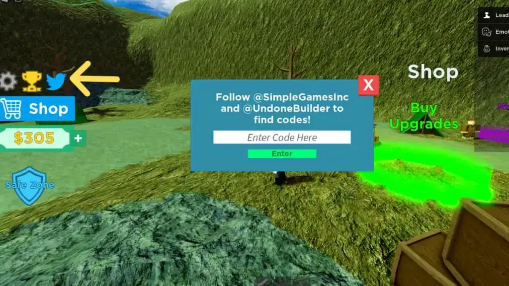 How to redeem codes in War Simulator